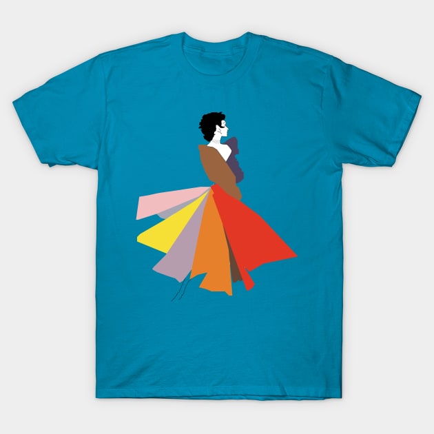 Woman Beauty T-Shirt by CatCoconut-Art